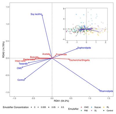 Dietary Emulsifiers Alter Composition and Activity of the Human Gut Microbiota in vitro, Irrespective of Chemical or Natural Emulsifier Origin